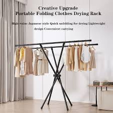 Folding X Shape Clothes Drying Rack