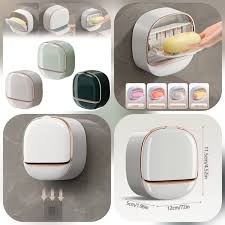 Luxury Wall-Mounted Soap Holder with Drainer