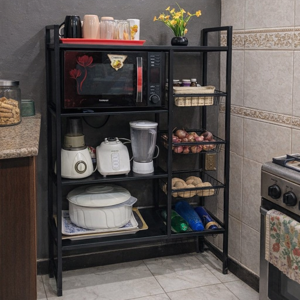 4-Tier Multifunctional Metal Storage Rack by Housify