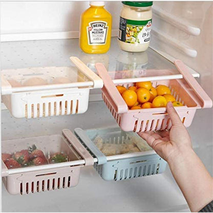 2-Piece Fridge Drawer Organizer Baskets
