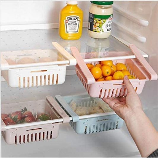 2-Piece Fridge Drawer Organizer Baskets