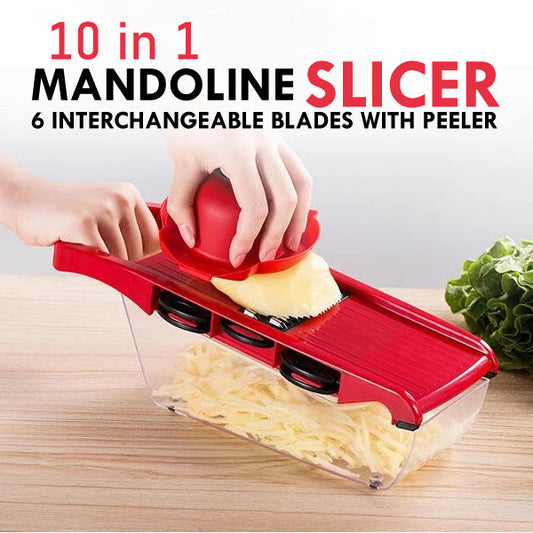 10 In 1 Mandoline Slicer Vegetable Grater by Housify.pk