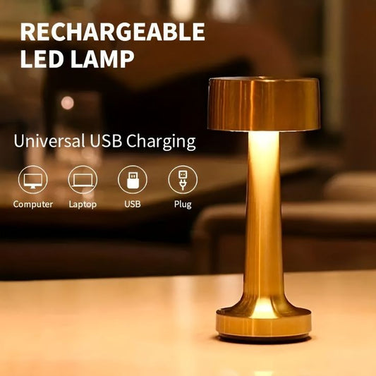 Ambient Wireless Rechargeable Touch Lamp with 3 Light Intensities