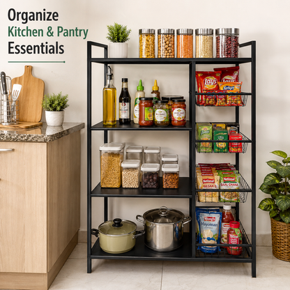 4-Tier Multifunctional Metal Storage Rack by Housify