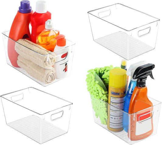 Clear Fridge Pantry Organizer Bins by Housify.pk