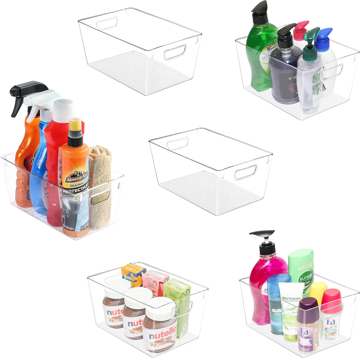 Clear Storage Bins Fridge Pakistan by Housify.pk