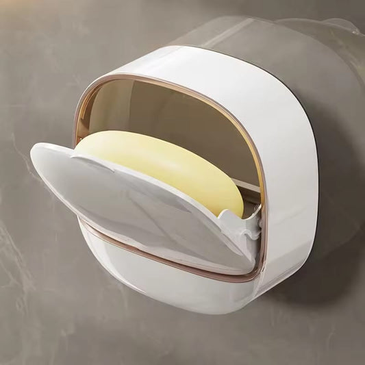 Luxury Wall-Mounted Soap Holder with Drainer