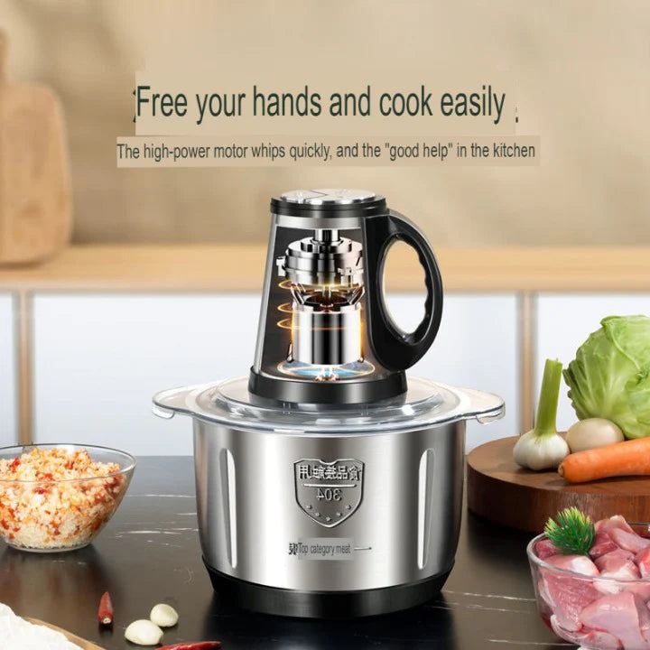 2-in-1 Food Processor & Electric Meat Grinder (3 Litre)