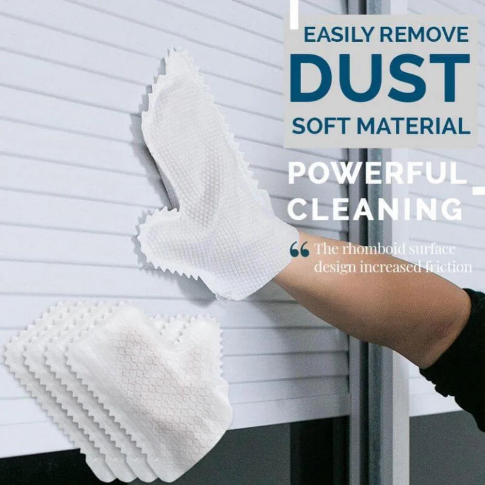 Pack of 2 Pairs Magic Silicone Dishwashing Scrubbing Gloves
