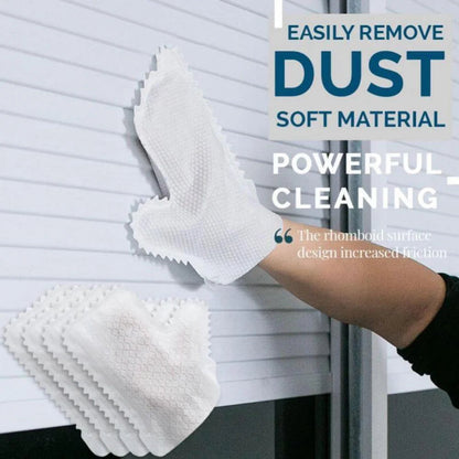 Pack of 2 Pairs Magic Silicone Dishwashing Scrubbing Gloves