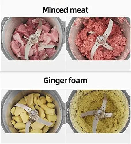 2-in-1 Food Processor & Electric Meat Grinder (3 Litre)
