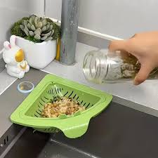 Magnetic Corner Sink Drain Basket Kitchen Strainer