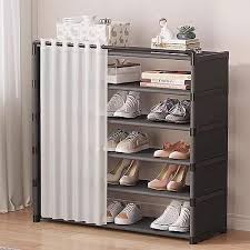 Portable 5 Layer Fabric Shoe Organizer