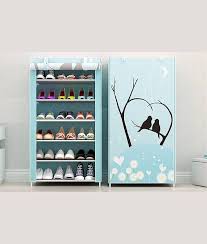 Cabinet Shoe Organizer with Printed Dust Proof Cover