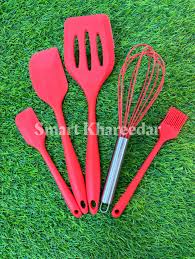 5-Piece Non-Stick Silicone Kitchen Tools Set