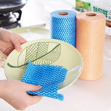 Anti-Bacterial Reusable Kitchen Cleaning Cloth Roll