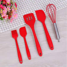 5-Piece Non-Stick Silicone Kitchen Tools Set