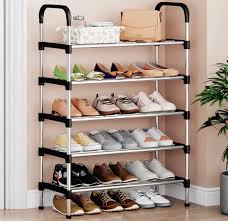 6-Compartment Shoe Storage Bin