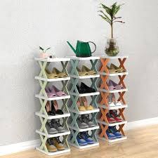 5-Layer Plastic Shoe Rack Organizer