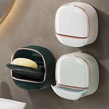 Luxury Wall-Mounted Soap Holder with Drainer