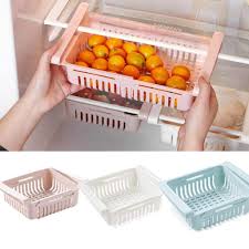2-Piece Fridge Drawer Organizer Baskets