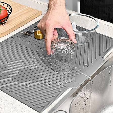 Housify Silicone Over-the-Sink Dish Drying Mat-XL Size