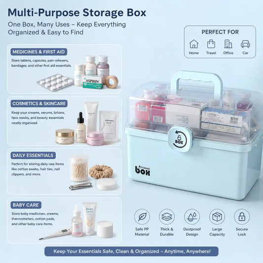 Multi-Purpose Storage Box - Medicine Box