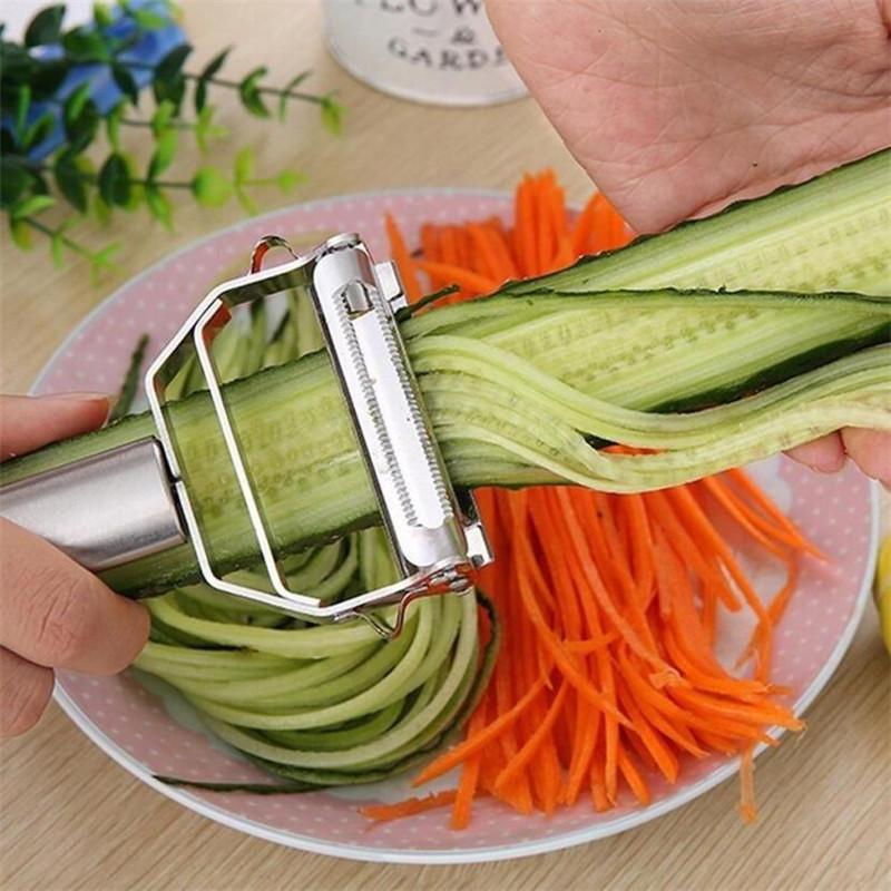 2 In 1 Stainless Steel Multifunction Peeler by Housify.pk